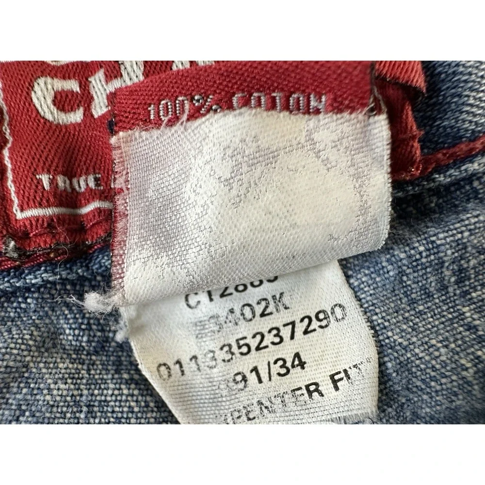 Vintage Chaps‎ Denim Shorts Mens 34 Blue Vintage Relaxed Fit Y2K Baggy Jorts